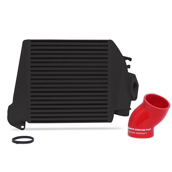 Mishimoto — Mishimoto 08-14 Subaru WRX Top-Mount Intercooler Kit - Powder Coated Black & Red Hoses - view 15